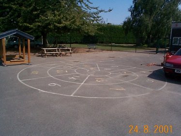 schoo; childrens playground games markings